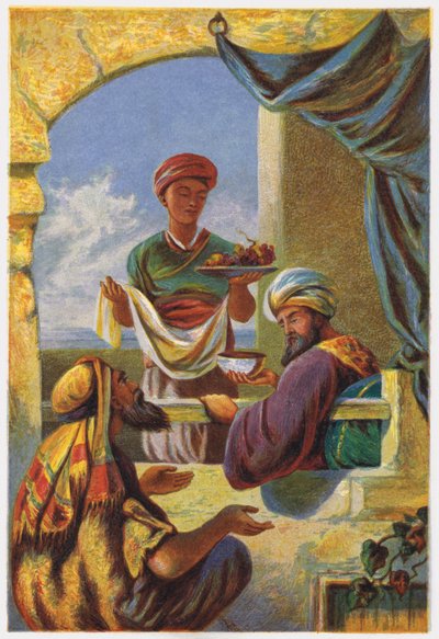Parables of Jesus Christ: Lazarus at the Gate by English School